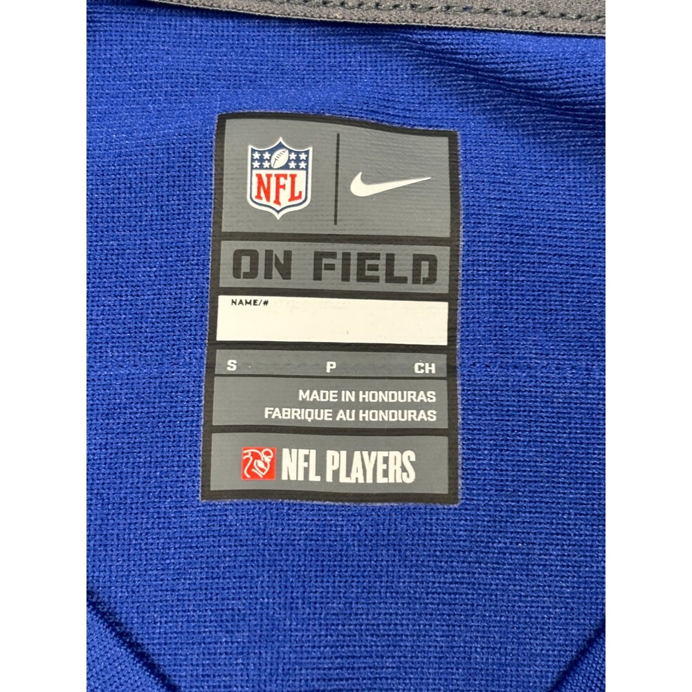 Nike New York Giants Daniel Jones 8 NFL Jersey Blue Mens Small 472953-495 - Picture 6 of 8
